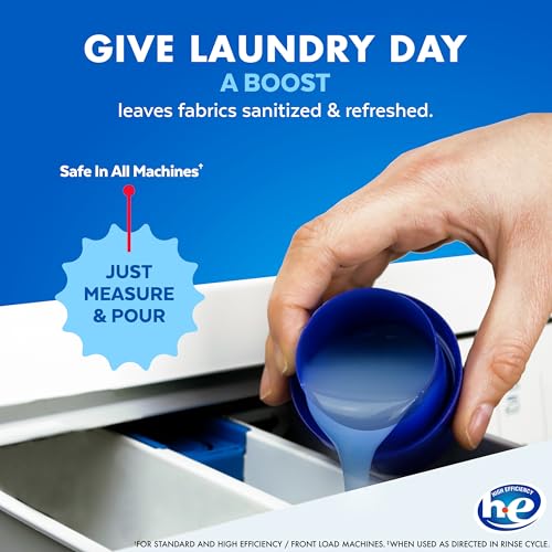 Lysol Laundry Sanitizer Additive, Free & Clear, Free from Fragrance and Dyes, 0% Bleach Laundry Sanitizer, Bacteria-causing Laundry Odor Eliminator, Unscented, 90 Fl Oz (Pack of 1) - Package May Vary image 8