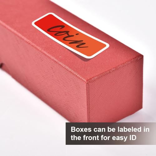 Caja para Monedas DOTCOM 10 Piezas 2x2 Pulgadas Roja miniatura 6