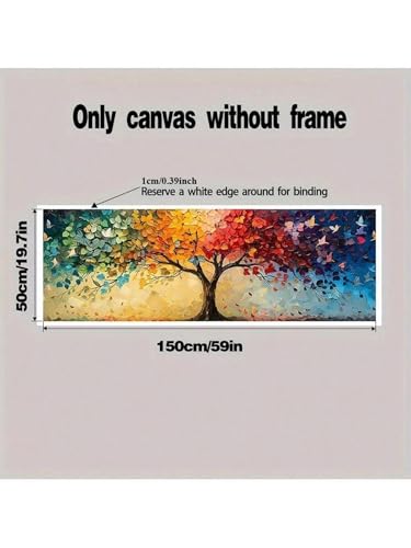 Tableau arbre de vie géométrique pour habiller un mur vide