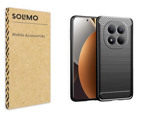 Image of Amazon Brand - Solimo Back Cover Case for Redmi Note 15 Pro 5G | Compatible for Redmi Note 15 Pro 5G Back Cover | 360 Degree Protection | Soft and Flexible (TPU | Matte Black)