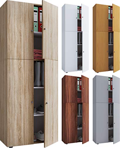 Preisvergleich Produktbild VCM Kleiderschrank Jugendschrank Schlafzimmerschrank Lona Sonoma-Eiche