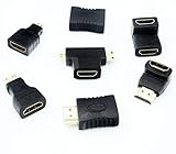 WAWPI HDMI Cable Adapters （7 Adapters）