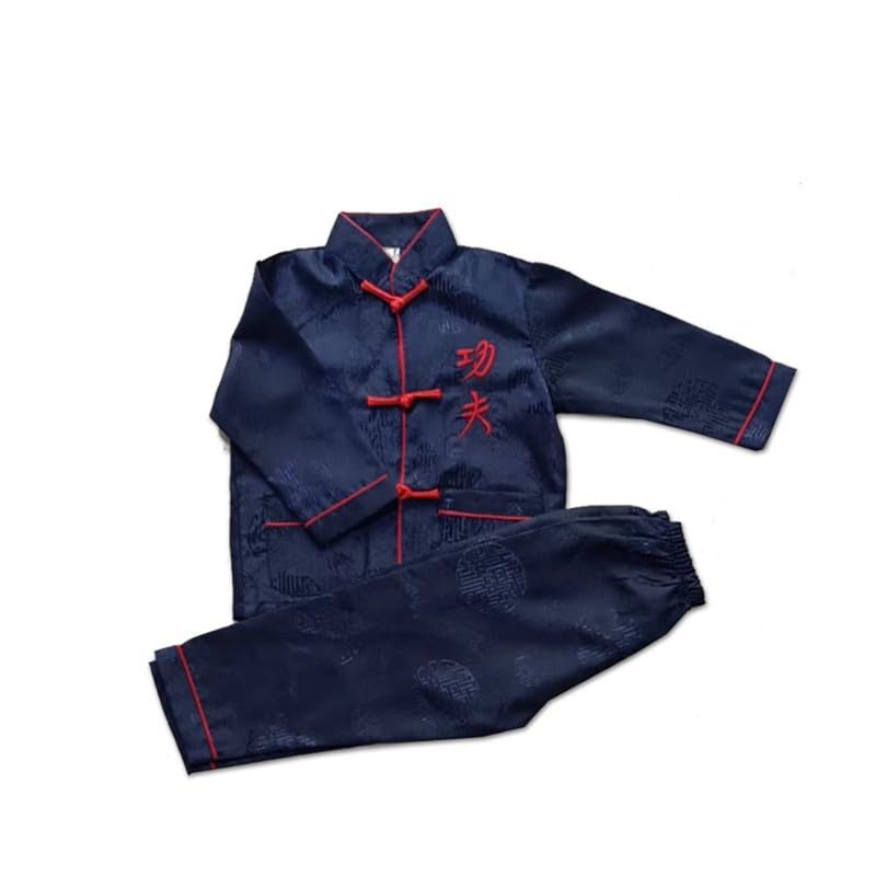 Shanghai Story Kung Fu Uniform for Boys Kids Traditional Chinese Tai Chi Wing Chun Martial Arts Set Outfit