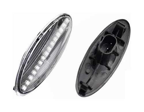VKVZGPRARW Luz de sinal rotativa para Toyota para Yaris para RAV4 2005-2010 para auris para coroa luz sinal rotação dinâmica posição lateral sequencial (Dynamic Crystal)