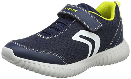 Geox J Waviness Boy A, Scarpe da Ginnastica Basse