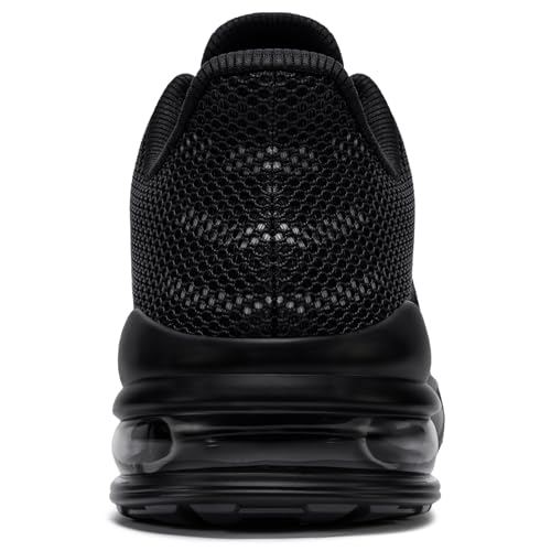 Image of LARNMERN Mens Non Slip Work Shoes Kitchen Chef Restaurant Shoes Food Service Zapatos de Cocina para Hombres Lightweight Comfortable Sneakers,All Black 11