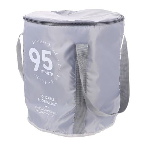 FOMIYES Portable Foot Spa Foot Bath Bucket Collapsible Foot Bath Basin for Camping Travel Emergency Outdoor Handle Design