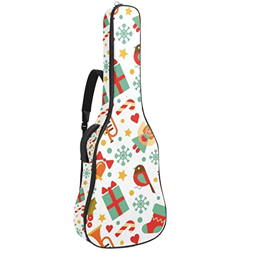 Sac à dos guitare acoustique fleuri pour voyager avec votre instrument