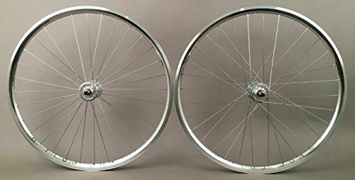 Archetype H Plus Son Silver Rims Fixed Gear Track Bike SingleSpeed Wheelset