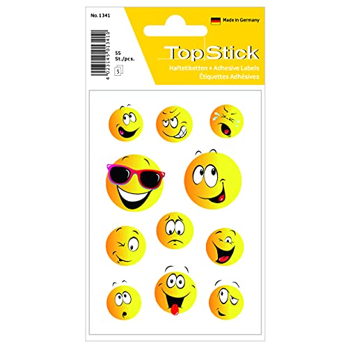 TopStick 1341 Pegatinas con motivos de caras divertidas (55