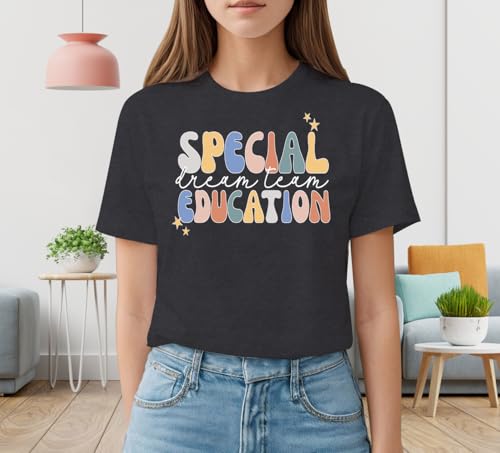 Women's Special Education Teacher Shirt SPED Team Teaching T-Shirt Teachers School Tee3