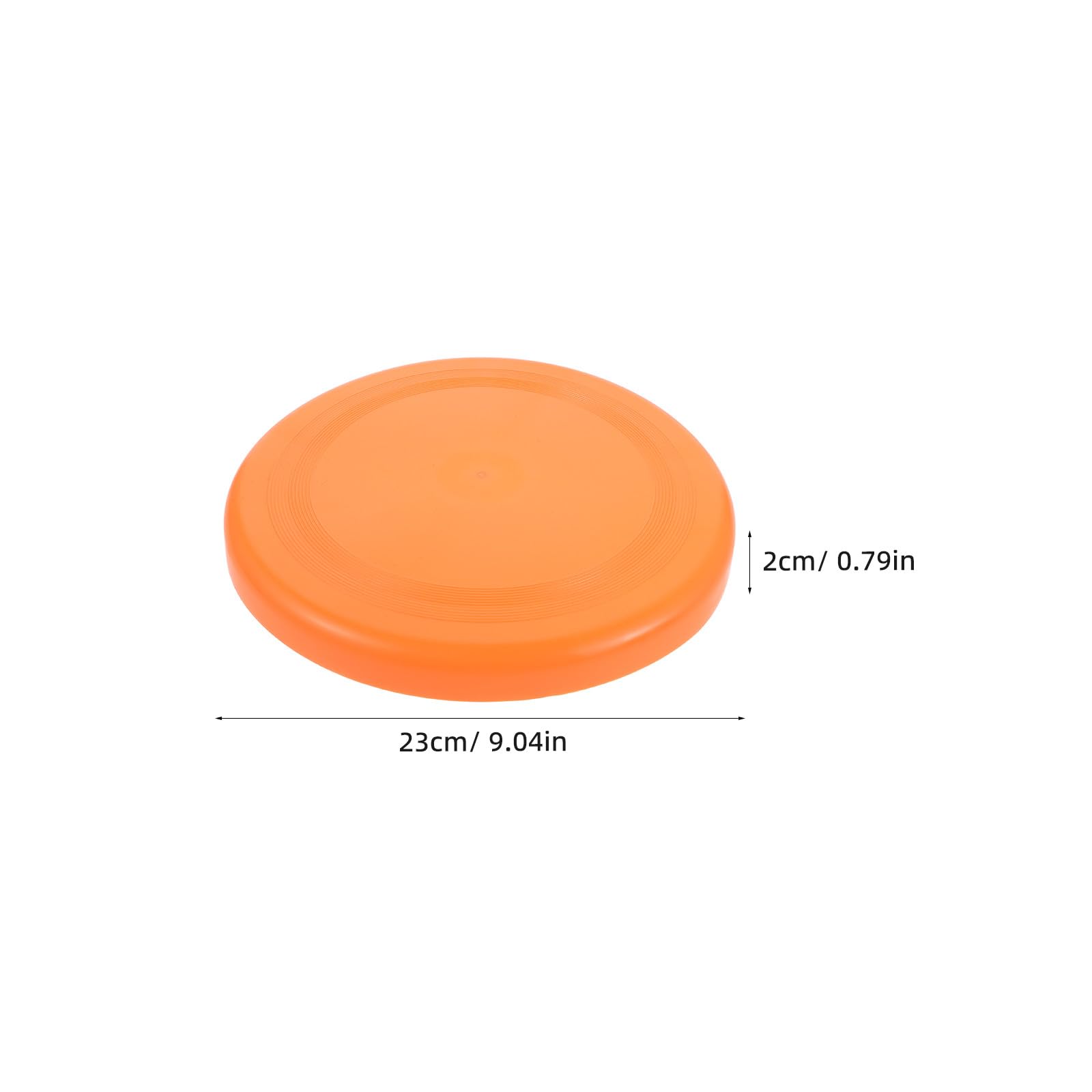 Alipis Lot de 10 disques Volants de Sport - Fournitures pour activités de Plein air en Famille - Soucoupe Volante en Plastique colorée - Jouets Ronds en Plastique de 23 cm pour Jeux de Plage