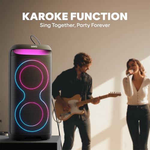 GOVO Goloud 1000 180W Party Speaker Black - Image 3