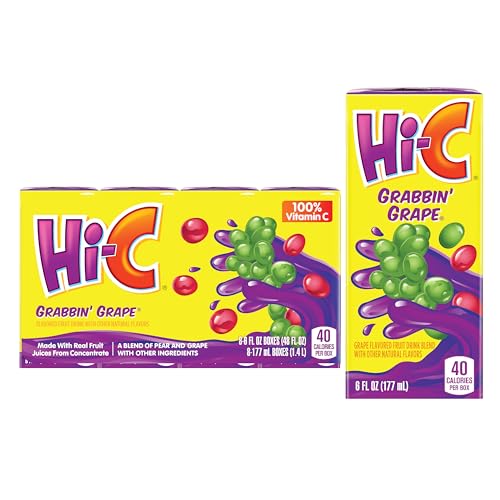 HI-C Grabbin' Grape 6oz 8pk