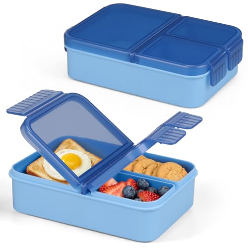 Image of WyfKyd 2PACK Snack Box Container Set for Kids Adults Food Bento Lunch Box