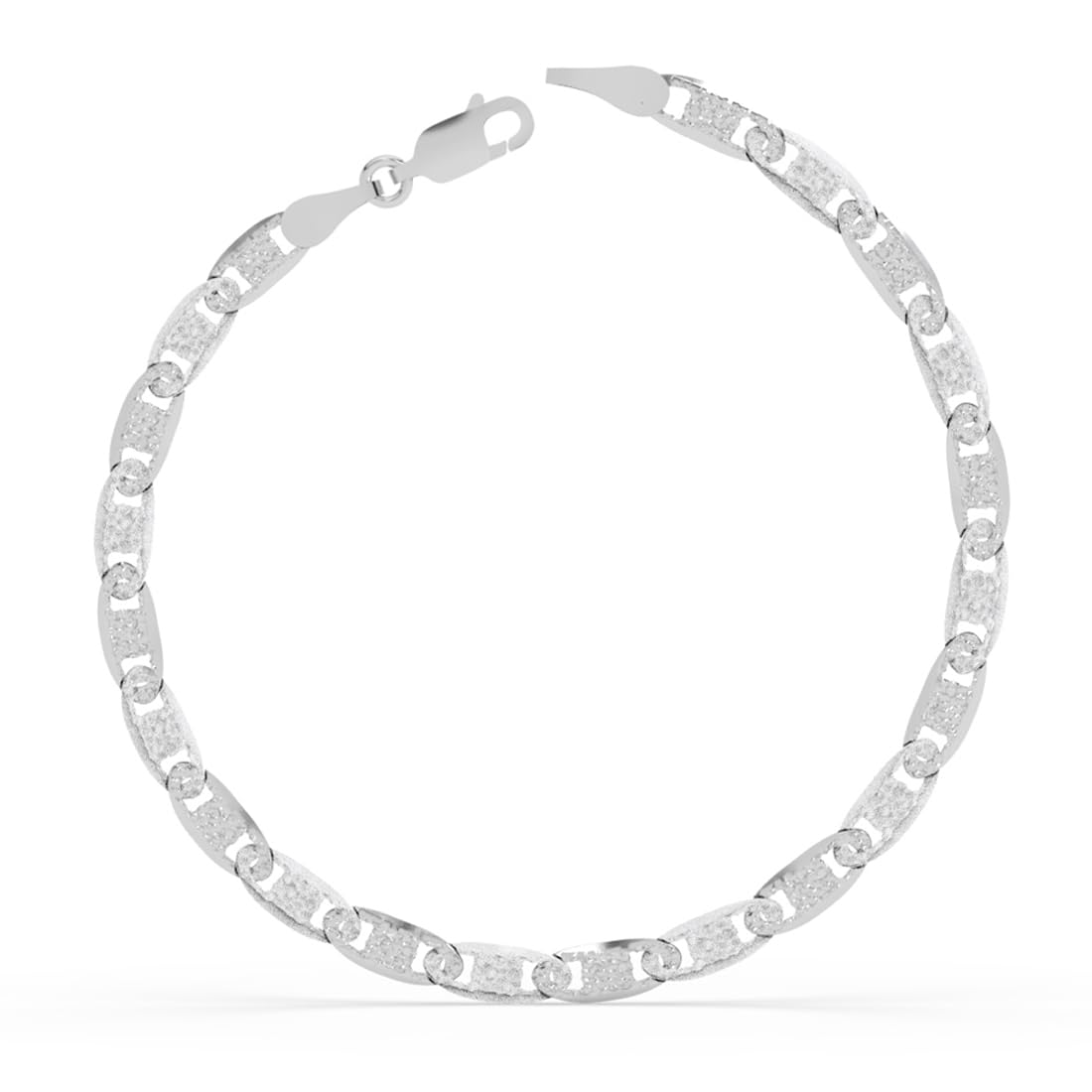 Clara Pure 925 Sterling Silver Designer Men Bracelet in 8 inches | Gift for Men and Boys| With Certificate of Authenticity and 925 Stamp (B0D9QPVHBZ) Amazon Price History, Amazon Price Tracker