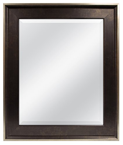 MCS Wall Mirror, 22 by 16-Inch, Two-Tone Bronze