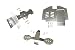 GPM Statinless Steel Skid Plates For Front, Center, Rear Chassis For Traxxas Unlimited Desert Racer 4X4 (#85076-4) - 18Pc Set