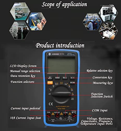 Image of Sunshine Digital MULTIMETER DT-17N