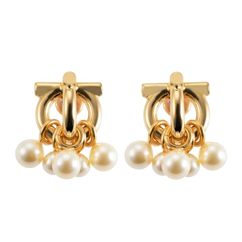 FERRAGAMO tFK sAX 760529 751028 3D GRAPE EARRINGS S[h  [sAi]