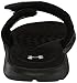 Under Armour Boys' Ignite Pro Slide, (001) Black/Black/White, 2, US