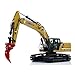 wheelfun 1/18 Kabolite K961 100S PRO RC Hydraulic Excavator RTR Remote Control Digger ST8 Radio 2S Battery Electric Claw Hammer Ripper Earth Digger Hobby Grade Model for Adult