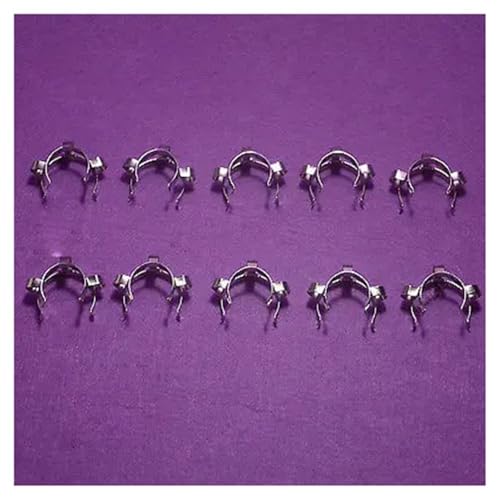 Clip 24# en acier inoxydable pour joint rodé de laboratoire en verre 24/29 et 24/40 x10