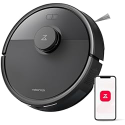 roborock Q7 L5 Robot Vacuum and Mop Combo, 8,000Pa Suction, Upgraded from Q5 Pro, Dual Anti-Tangle System, LiDAR Navigation, Multi-Level Mapping, Self-Charging Robotic Vacuum Cleaner, Black