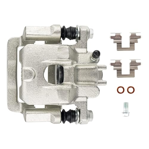 Image of KAX Rear Left Brake Caliper Compatible for Honda Pilot 2003-2008, Acura MDX 2001-2006, 19-B2675 Brake Caliper Assembly with Bracket