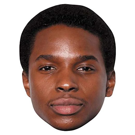 Kedar Williams-Stirling (Brown Hair) Jumbo Huvuden. Större än Realistisk storlek.