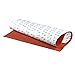1/2/3/4/5/6MM 250X250MM Adhesive Silicone Foam Rubber Sheet Closed Cell Silicon Sponge Sheet High Temps Resist Red Mat (1MM)