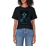 Injustice 2 Supergirl Brainiac Skull Ship Ominous Portrait Women's Crop Top