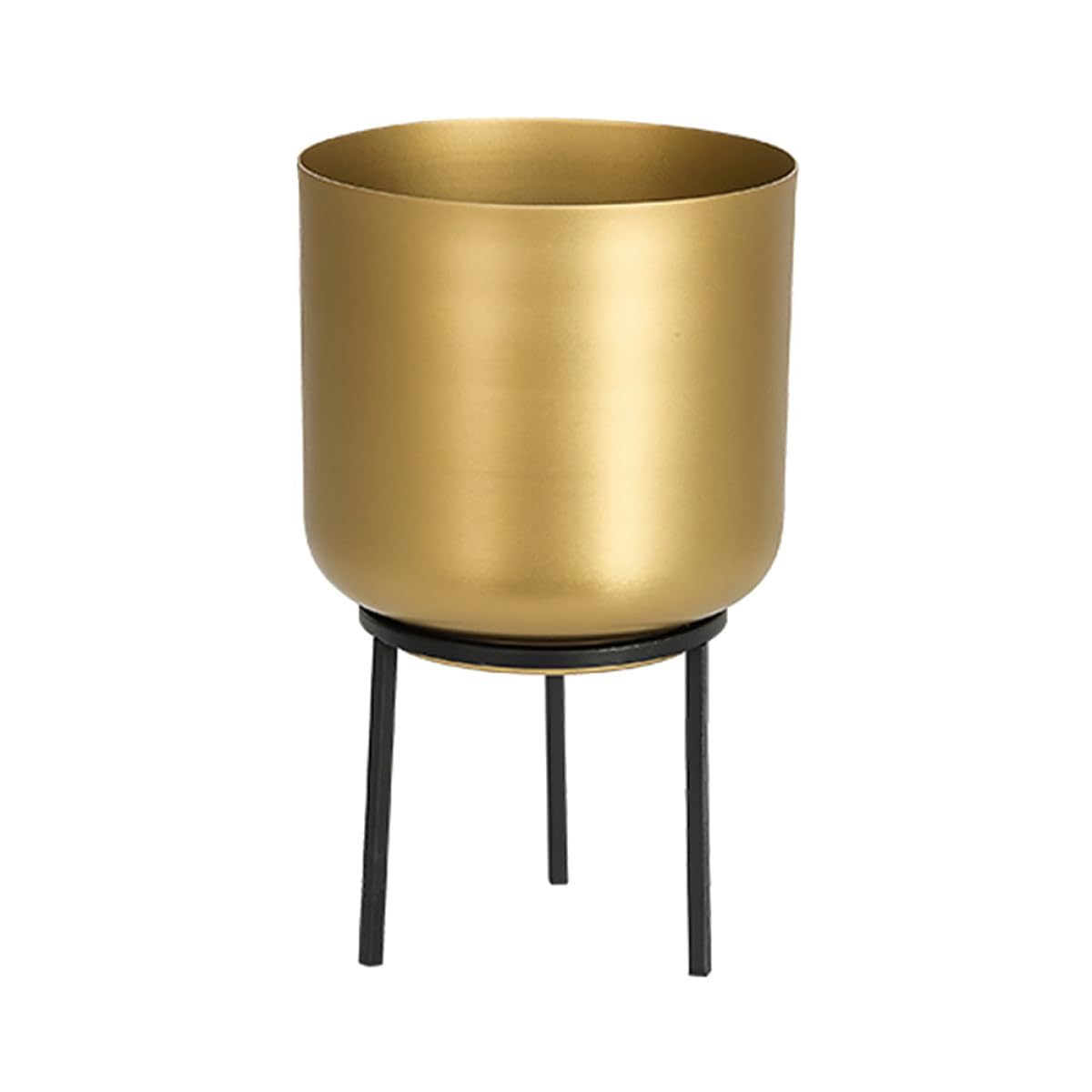 Vase en fer nordique Alasum doré pour fleurs et décoration de salon