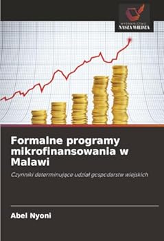 Paperback Formalne programy mikrofinansowania w Malawi [Polish] Book
