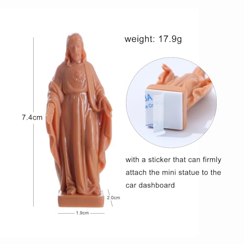 Figuras pequeñas de Jesús KOMI 6 piezas 3 pulgadas miniatura 3