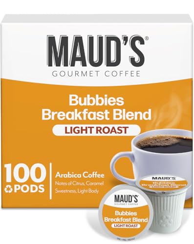 Image of Maud's Breakfast Blend Light Roast Coffee Pods, 100ct