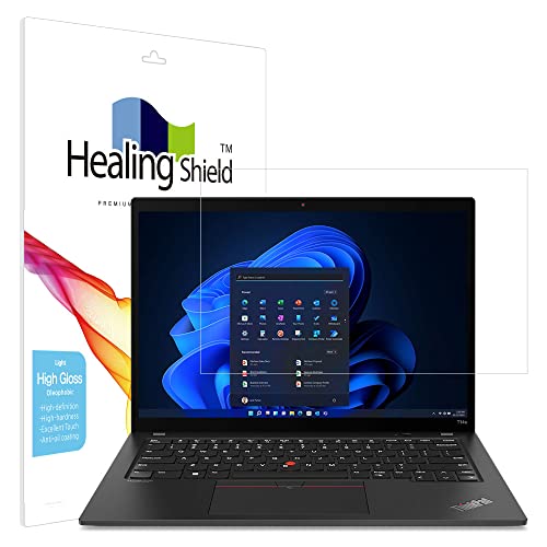 Healingshield XLV[tیtB Screen Protector Light Oleophobic High Gloss Film Compatible with LENOVO ThinkPad T14s Gen 3
