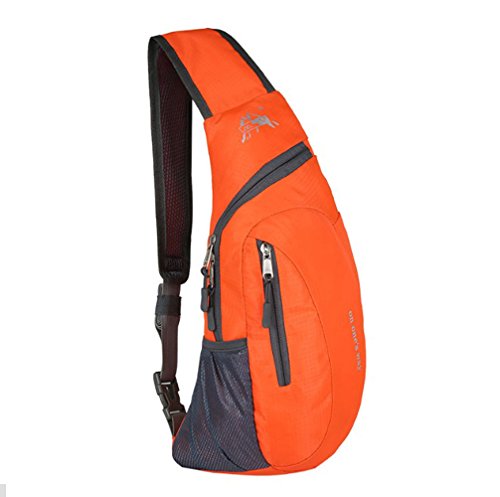 Sling Backpack Water Resistant Outdoor Shoulder Chest Pack Unbalance Crossbody Bag for Women