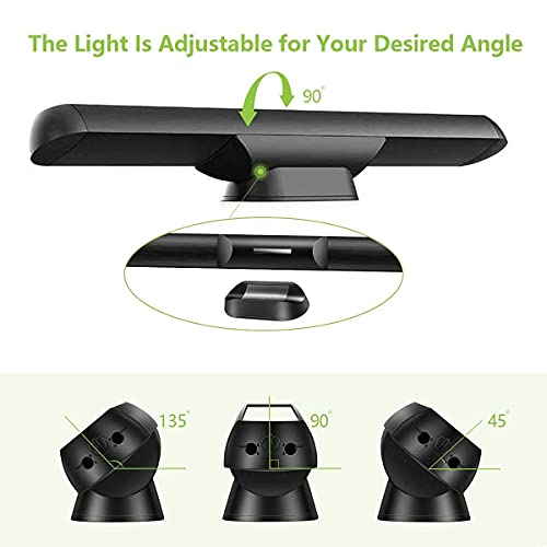 Dimmable Touch Tap Light Bar Rechargeable Wall Mounted Reading Lights Stick On Bunk Bed Lamp Headboard Magnet Mount Wireless Portable 2000mah Battery Powered Operated LED for Closet Bedroom Bookworms - Image 3