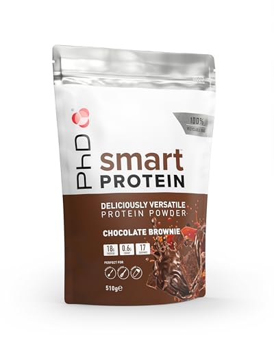 Phd Smart Protein, Versatile Shake, Ideal for Shakes, Baking and Deserts, Chocolate Brownie Flavour, 17 Servings per 510 g Bag