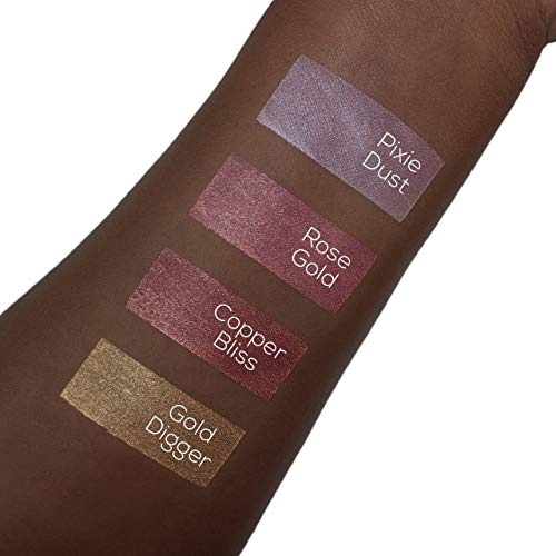 Aromi Dusty Pink Metallic Matte Liquid Lipstick | Shimmery Finish, Vegan, Cruelty-Free, Long-Lasting, (Pixie Dust) #TOP7