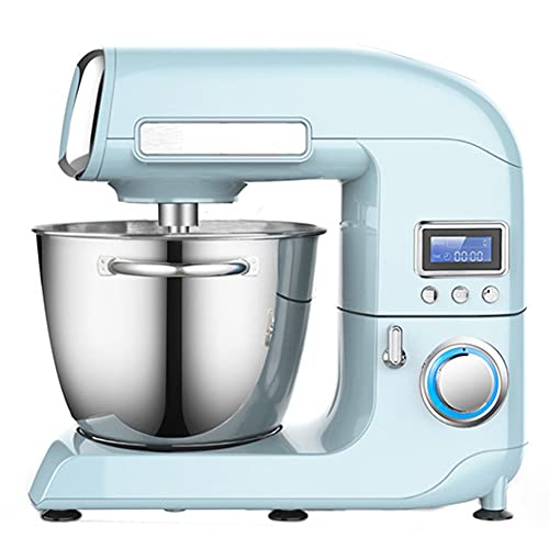 Küchenmaschine, 5,5 L 1200 W Professionelle Küchenmaschine, Aluminium-Druckguss-Mixer Aus Metall Mit Schüssel, Teighaken…