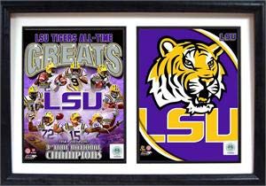 Encore 12x18 Double Frame - LSU Greats