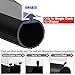 ToLanbbt 17FT Garage Door Bottom Seal Strip for Clopay, EPDM Garage Door Rubber Weather Stripping Replacement for Single Slot, Blocks Cold/Hot Winds, Black