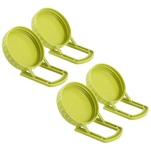 Sprouting Lids with Stand, BPA Free Plastic Sprout Maker Kit for Wide Mouth Mason Jars, Easy Seed Germination, Bean Sprouts Grow Kit, Sprout Maker, Alfalfa, Broccoli, Salad Greens