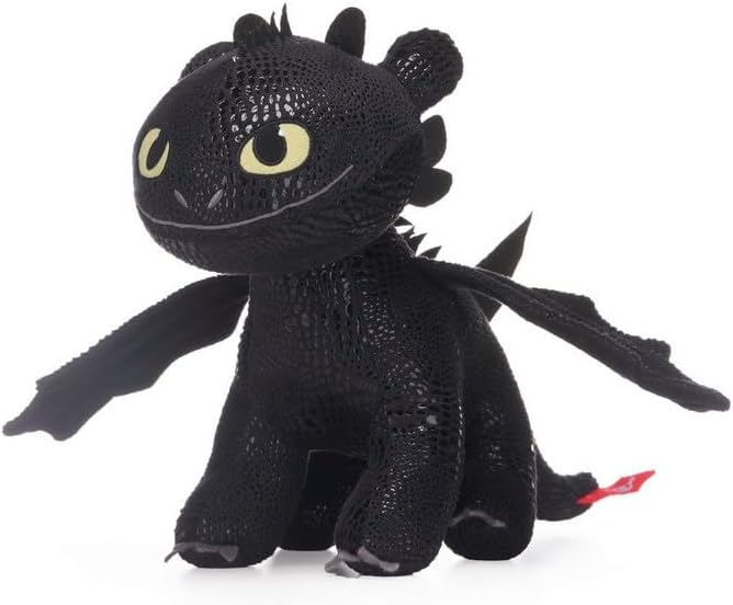 Live Action Toothless 12 inch HTTYD Dragon Night Fury Soft Toy