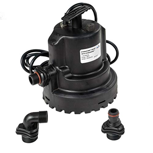Watershed Innovations HydraPump Smart, Submersible Water Pump with HydraSense Technology for Automatic Operation 