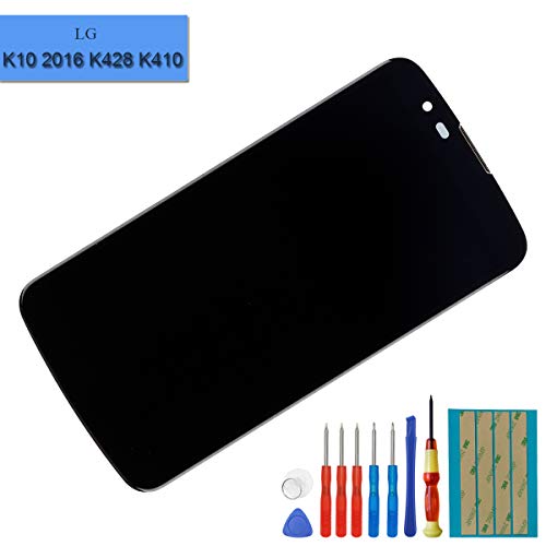 New Lcd Screen Compatible With Lg K10 2016 K428 K410 K430 K430ds Ms428 K430n K430dsy K420n K430t Lcd Touch Screen Display Assembly With Frame Tools Black Buy Online In Antigua And Barbuda