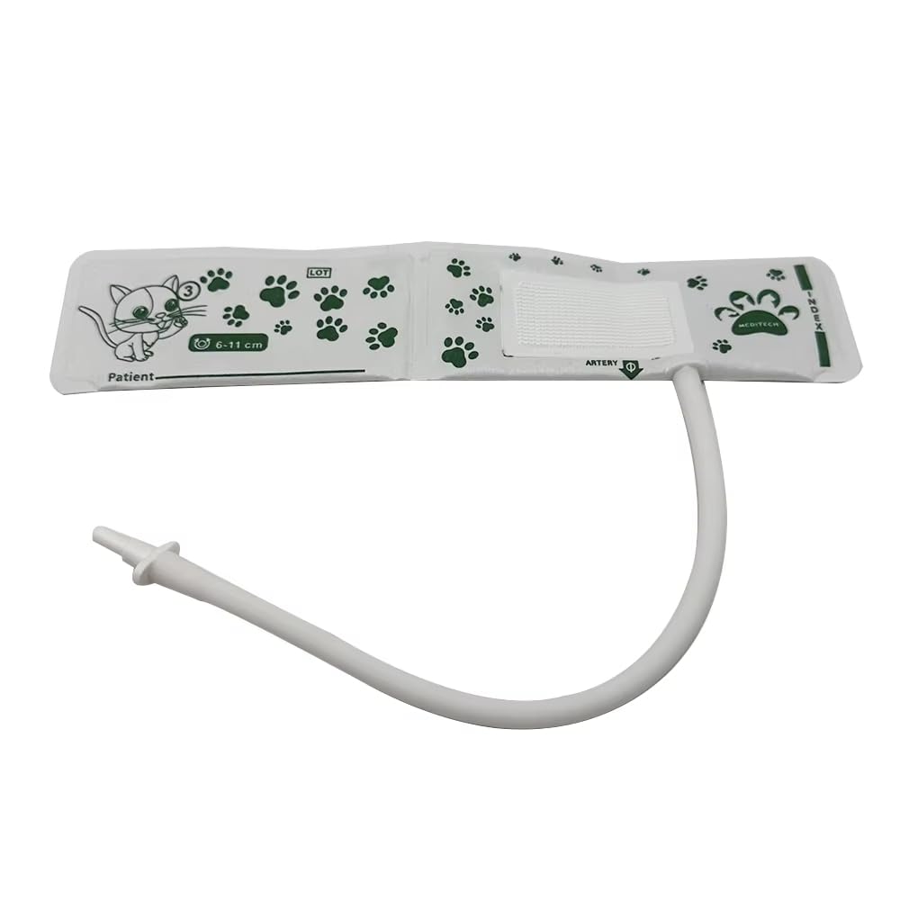 Pet Cuff Animal Blood Pressure Measurement Cuff, 5 Sizes for Cats and Dogs (6-11cm)