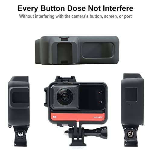 Funda protectora antichoque y soporte de montaje para Insta360 ONE RS 3